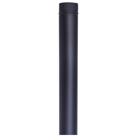 TUBO PINTADO NEGRO T600 1 MT DIAM. 150 MM.