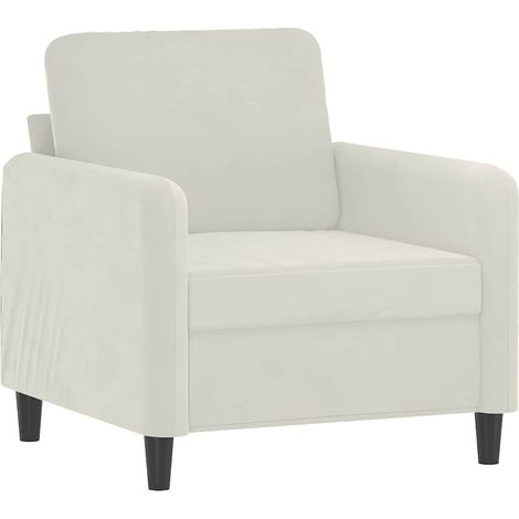 Maison Exclusive - Poltrona Crema 60 cm Velluto