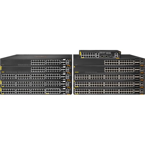 Hewlett Packard Enterprise Aruba 6200F 12G Class4 PoE 2G/2SFP+ 139W Managed L3 Gigabit Ethernet (10/100/1000) Power over Ethernet (PoE) 1U (1/4)