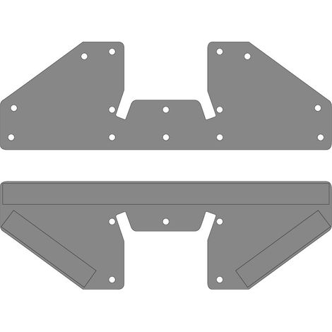 Topcar – Kit semelle sol faible pour pont élévateur – KSSF – Pour P2C4AUTO et P2C4PRM – Livraison par transporteur spécialisé