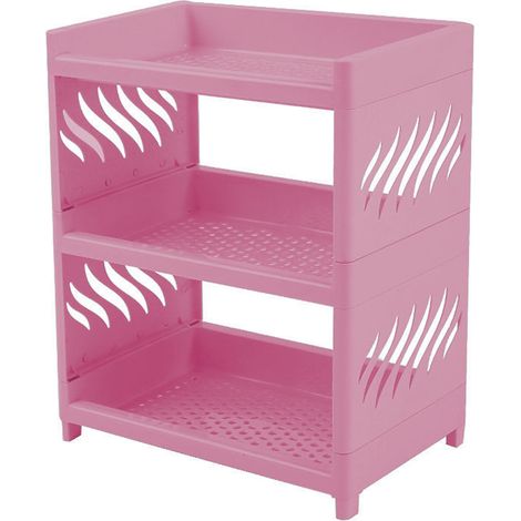 Étagère de rangement de bureau à double niveau, étagère de rangement détachable à plusieurs niveaux pour dortoir (1/5)