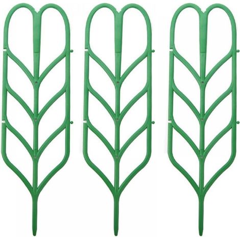 Tuteur Pour Plantes Grimpantes - Treillis En Plastique 10 x 35,5 cm - Pour Intérieur Et Extérieur - 3 Pièces (1/5)