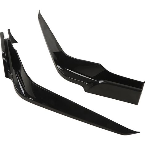 Stück Frontstoßstangensplitter, glänzend schwarz, hochbelastbar, verschleißfest, Ersatz für Honda Civic 2021–2023