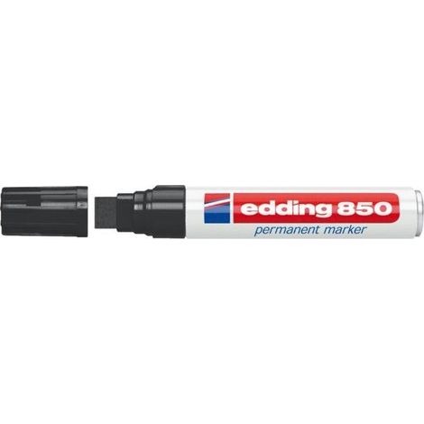Edding 850 marqueur indélébile Bloc Noir 5 pièce(s)