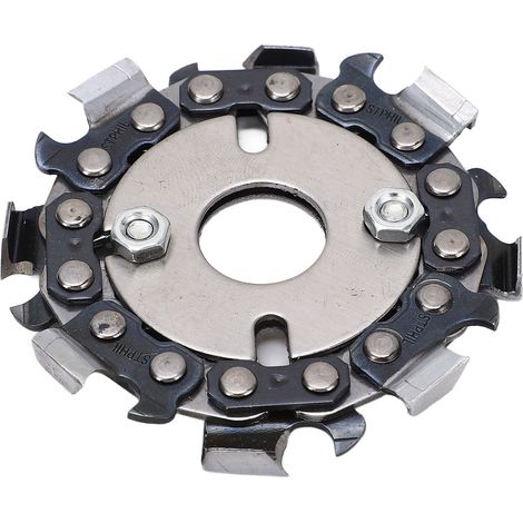 Disque à chaîne circulaire 2,5 pouces 8 dents pour meuleuse d'angle, lame de scie pour coupe et façonnage du bois (1/5)