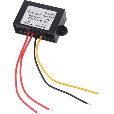 AC 36V auf DC 12V Wandler 3A Netzteilmodul Kunststoff-Netzteil (1/5)