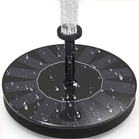 Fontaine solaire décorative pour abreuvoirs à oiseaux, bassins, piscines, aquariums et bassins à poissons