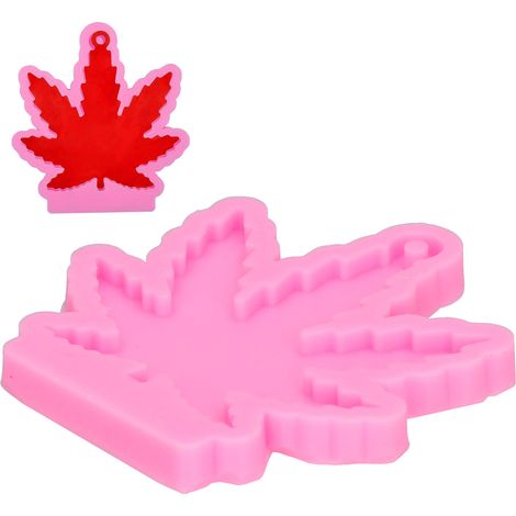 Silikonform für Ahornblatt-Schlüsselanhänger, Schokoladenform, Fondantform, Schokoladenkuchenform, Küchenutensilien (1/5)