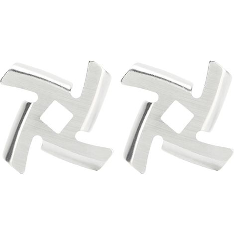Lama per tritacarne, 2 pezzi, disco di macinazione in acciaio inox 304, accessorio per tritacarne.