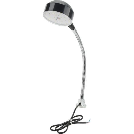 Lampe de travail à base magnétique, acier allié, col de cygne flexible, luminosité élevée, lecture DC24V (1/5)