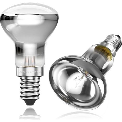 Ampoule Lave 25 W E14 R39 Lampe Lave Ampoule Réflecteur Dimmable Blanc Chaud 2400K 2600K Vis Petite Édison SES 240 V Angle d Éclairage 360 Lot de H59 (1/4)