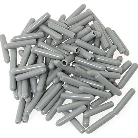 100 embouts pour picots de panier de lave-vaisselle, capuchons de réparation pour picots de panier de lave-vaisselle-2.5X0.5X0.5CM (1/5)