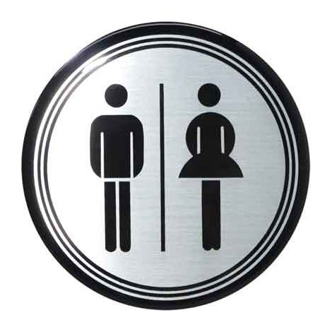 Etichetta Tonda Toilette Uomini Donne 5 Pezzi
