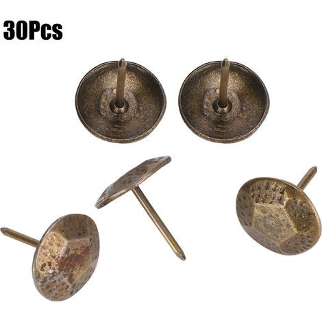 30 clous décoratifs pour canapé à motif carapace de tortue, accessoires de couture à faire soi-même, à repasser, 19 mm (1/5)
