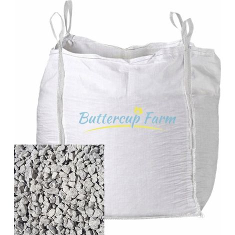Pearl Grey 20mm Limestone Decorative - Premium Aggregate Bulk Bag - 850 Kilos