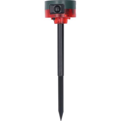 Alarme extérieure à détecteur de mouvement, étanche IP55, sirène de 129 dB, détection à 360°, enregistrement possible, idéale pour maison, jardin ou villa. (1/5)
