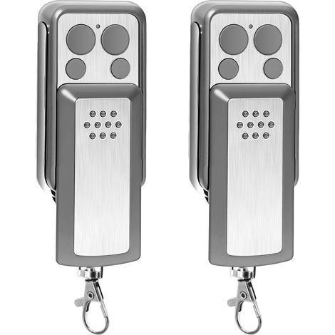 - Torfernbedienung - Motorisierungszubehör - 4 Tasten, kompatibel mit Avidsen - Direkte drahtlose Verbindung - Für den Außenbereich (Garage) - Schwarz - 10 x 5 x 2 cm (1/5)