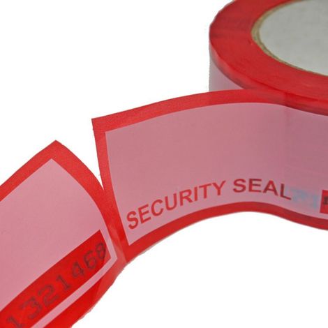 60 Etichette sicurezza tamper tape antimanomissione con numero seriale (1/5)