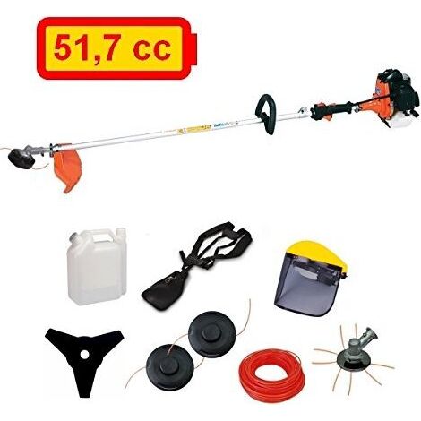 Decespugliatore/Tagliaerba/Rasaeraba/Tagliabordi multiaccessoriato a scoppio 52cc