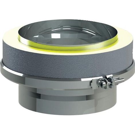 TEN – Raccord fumisterie simple/double ø 150-200 mm réduit 125M – Bride de sécurité pour poêles – Connexion fiable et sécurisée (1/2)