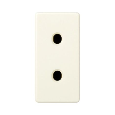 Schmaler Stecksockel 2P Simon 27 IVORY 27431-61