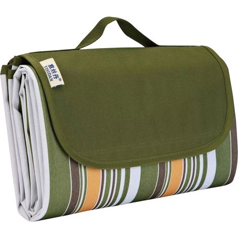 Couverture De Pique-Nique - Imperméable - Oxford 600D - 145 x 80 cm - Pour Plage Camping Parc Extérieur - 1 Pièce