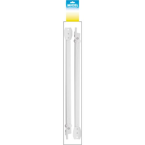 Brazos para toldo, modelo stor tld10, de aluminio con acabado blanco, 45 x 130 x 500 mm, blister (1/3)