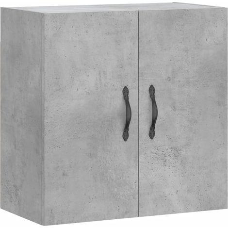 Maison Exclusive - Mobile a Parete Grigio Cemento 60x31x60 cm in Legno Multistrato