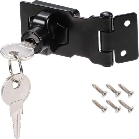 3Zoll Drehknopfschlüssel Haspelschlösser W Schrauben Schlüssel ander schwarz (1/5)