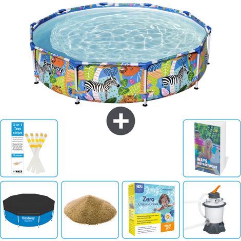Bestway Bestway Steel Pro Ronde - Jungle - 305x66 cm - 7-pièces  S170 (1/5)