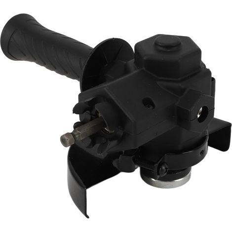 Adaptateur perceuse vers meuleuse d'angle en acier ABS, convertisseur pour meuleuse d'angle, tête de perceuse électrique avec poignée pour la découpe, le meulage et le polissage. (1/5)