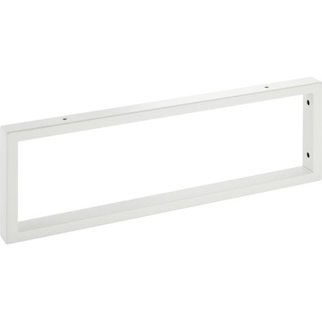 1 Stück Waschtischkonsole WK500 rechteckig 500 x 150 mm Stahl Weiß matt