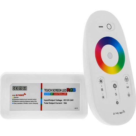Controlador WiFi RGB-RF + mando táctil