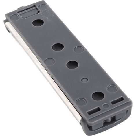 Magnetischer Druckverschluss für Küchen- und Schranktüren – Silbernes Modell, 122 mm – 1 Stück (1/5)