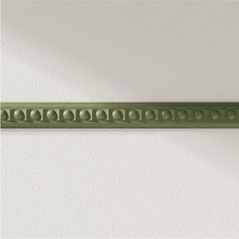 Lot 6 Moulures Décoratives Billes en Hêtre Brut - Baguette Bois 40x15x1200mm - Finition et Habillage Intérieur (1/4)
