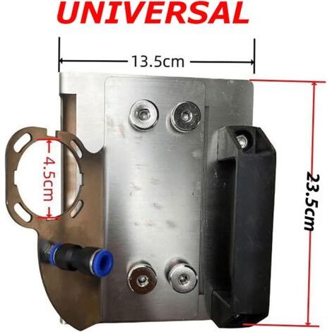 Support pour meuleuse d'angle – Coupe à 45° pour carrelage – Support réglable – Pour meuleuse de type 100 – Coupe biseautée et chanfreinage universel