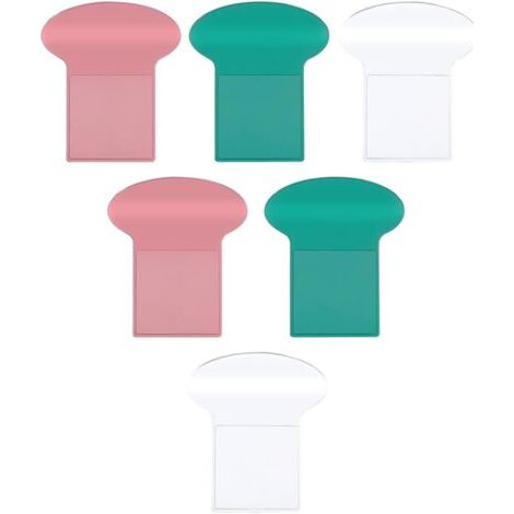 Set of 6 Green Toilet Seat Handles, Creative and Sturdy Design, Practical Toilet Accessory for Easier Toilet Lid Opening (1/5)