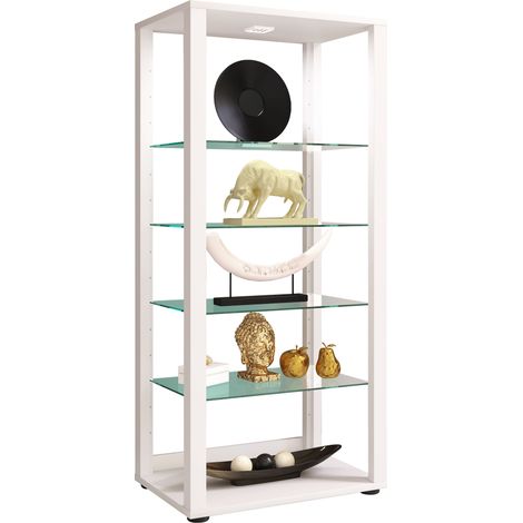 Vitrina de soporte de cristal de madera Glasol lV 115x52x35 - VCM