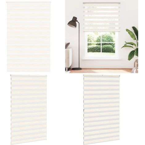 vidaXL Store zèbre beige marbré largeur du tissu 140,9 cm polyester (1/5)