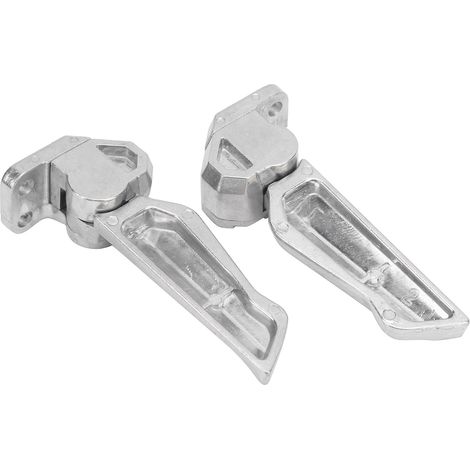 Paar automatische Teleskop-Motorradfußrasten aus Aluminiumlegierung, Universalpedale, Seitenspiegel, 2-teiliges Set (1/5)