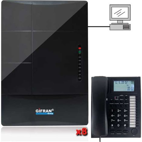 Centralino telefonico programmabile da pc 16 interi (1/4)