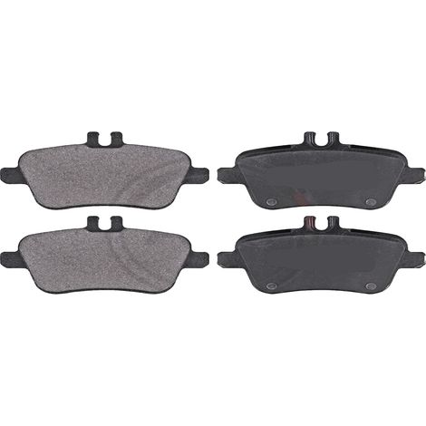 KIT PASTIGLIE FRENO POSTERIORI compatibile con MERCEDES-BENZ CLASSE A (W176) / PASTIGLIE FRENANTI AUTO OEM P 50 091  P 50 091X / WI0724, / SOSTITUZIONE DIRETTA / BASSA POLVERE / SILENZIOSO
