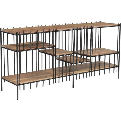 Console en bois d'acacia et métal 160 cm Avalia (1/5)