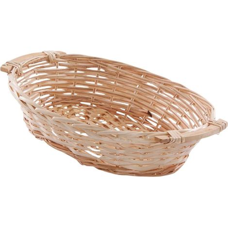 Cesto da confezionamento ovale in vimini, 41x29x10 cm (kit da 10) (1/3)