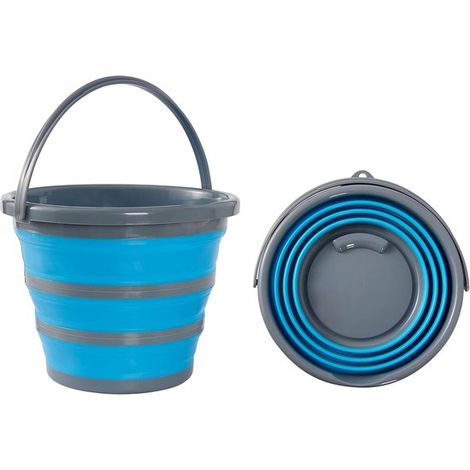 Faltbarer Silikoneimer (10 l),praktisch und platzsparend (1/5)
