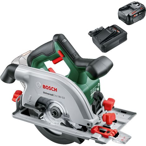 Bosch 06033B1400 UniversalCirc 18v Circular Saw 160mm Fits Rail 4AH Battery Kit (1/5)