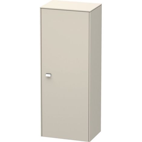 Meuble haut demi-hauteur BRIOSO ind 1330x520x359mm Gris clair avec touches taupe (1/3)