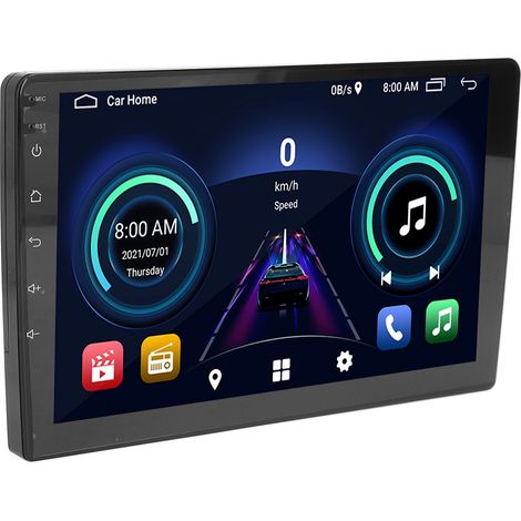 Écran Tactile 9 Pouces Autoradio Bluetooth 5.0 Android 10.1 GPS Navigation Radio AM FM Lecteur Multimédia (1/5)