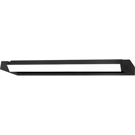 Applique LED miroir orientable 32W 90cm noire Aster IP54 (1/5)