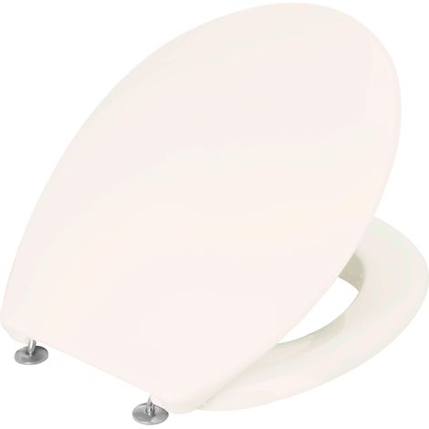 Cornat KSCET23 - Sedile WC "Cetina", in Duroplast, facile da pulire, design a tinta unita, si adatta a qualsiasi bagno/sedile WC/copriwater/copriwater/copriwater (1/5)